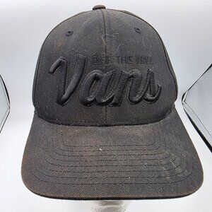 Vans Off The Wall Mens Black Snapback Hat Adjustable Causal Outdoors School